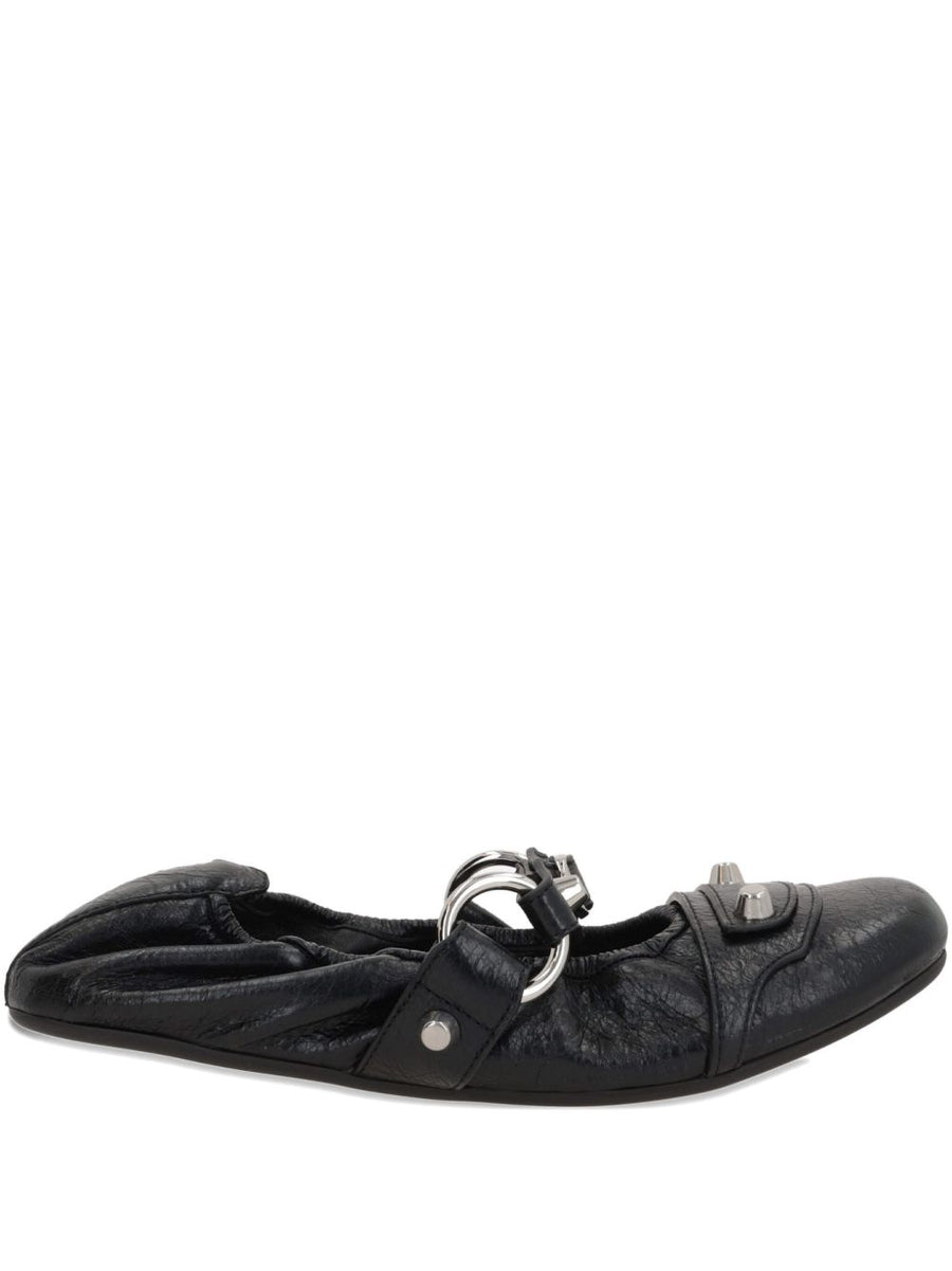 Balenciaga City Ballet Flat — Black