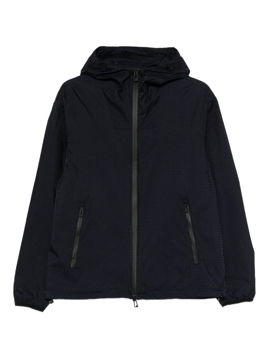 Emporio Armani Nylon Blouson Jacket — Black