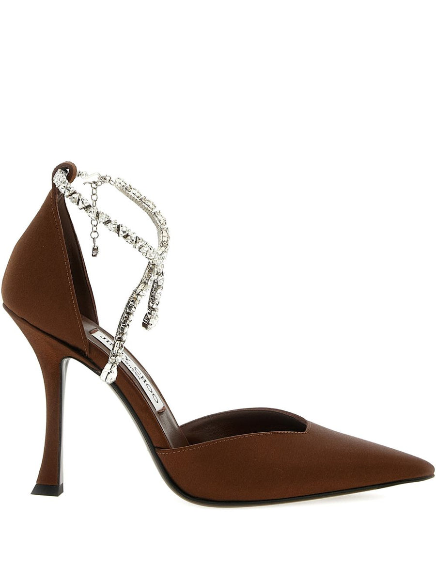 حذاء كعب عالي Jimmy Choo ستيفي — بني