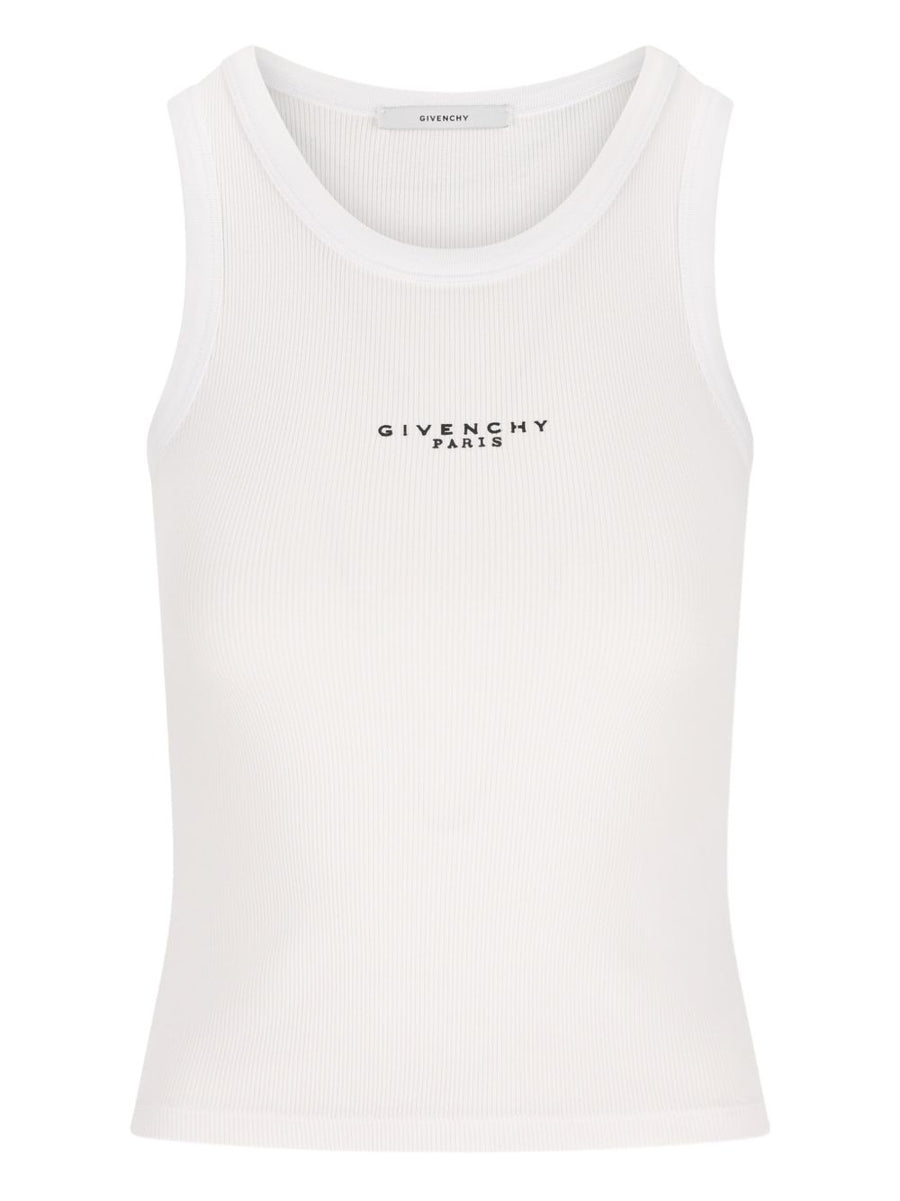 Givenchy Logo cotton tank top