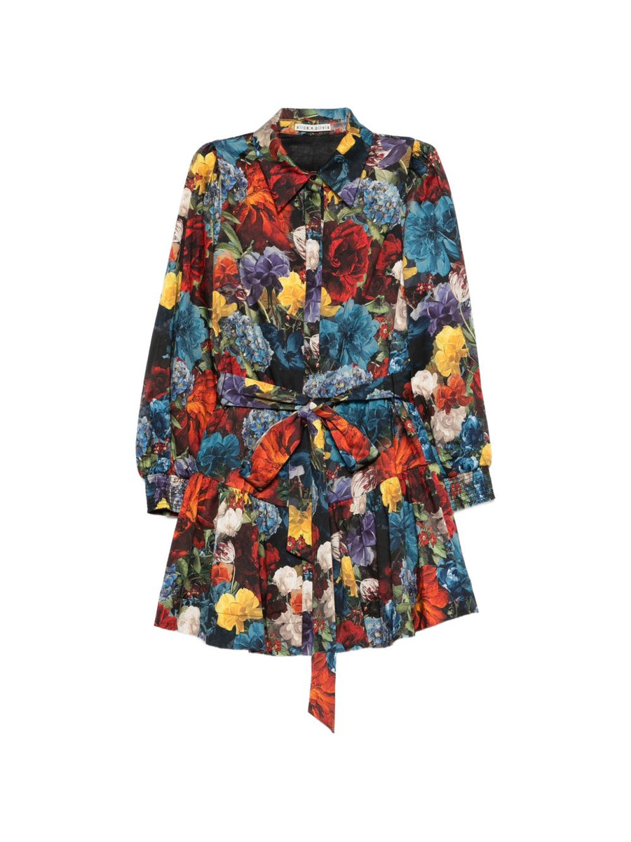 Alice + Olivia shirtdress in black