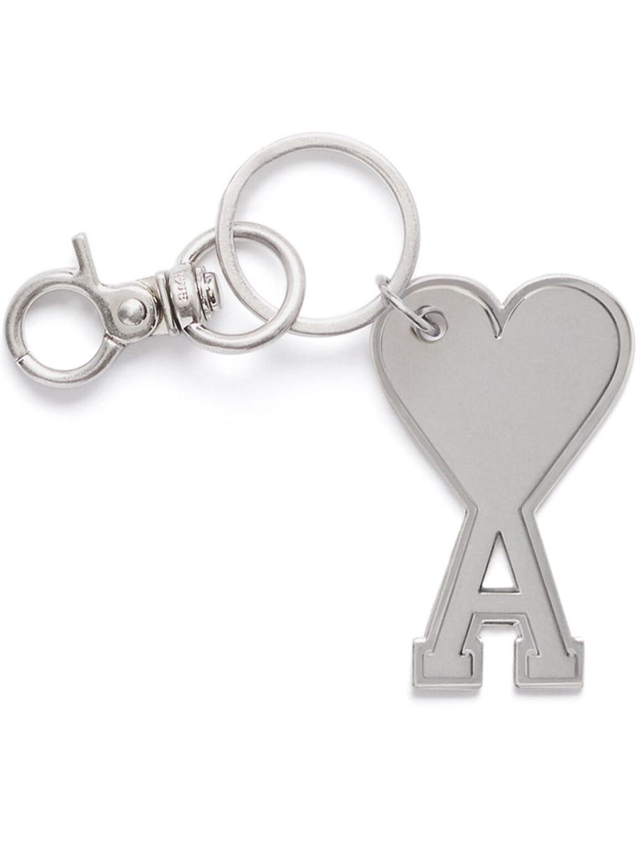 Ami Paris Keyring — Silver