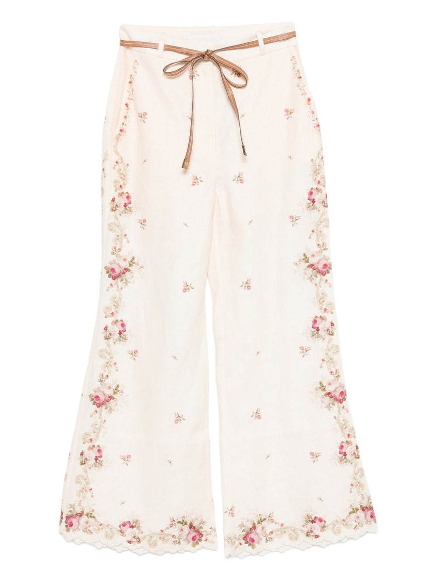 Zimmermann Patience Trousers — Cream