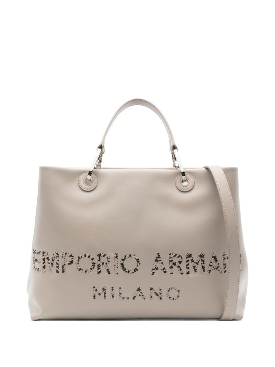 Emporio Armani Shoulder Bag — Cream