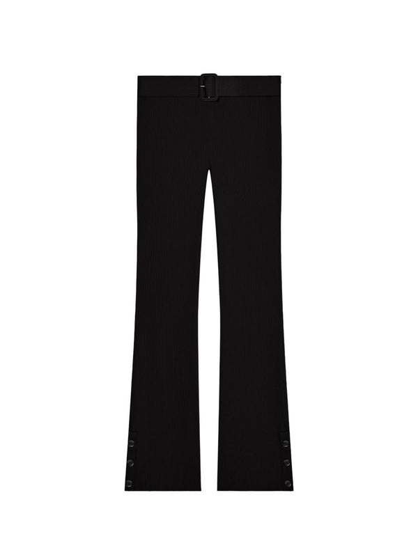 Courreges Pre Courrèges Ribbed knitted trousers