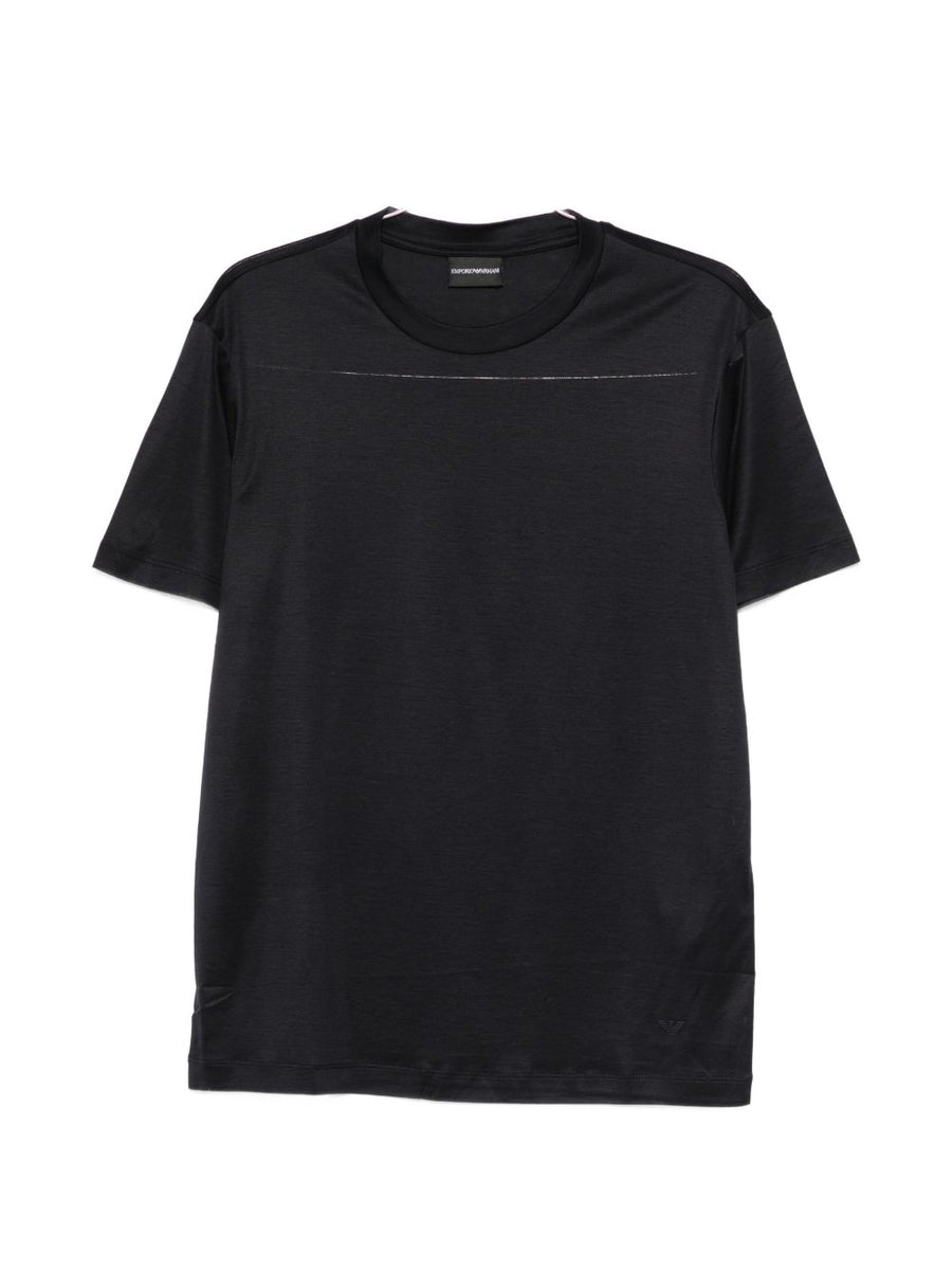 Emporio Armani Cotton Crew Neck T-shirt — Black