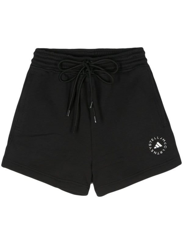 Adidas By Stella McCartney Organic cotton shorts in black