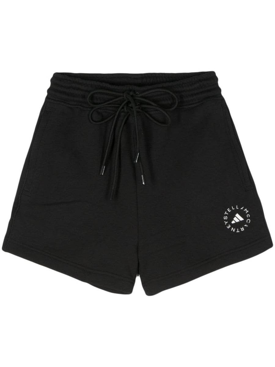 Adidas By Stella McCartney Organic cotton shorts in black