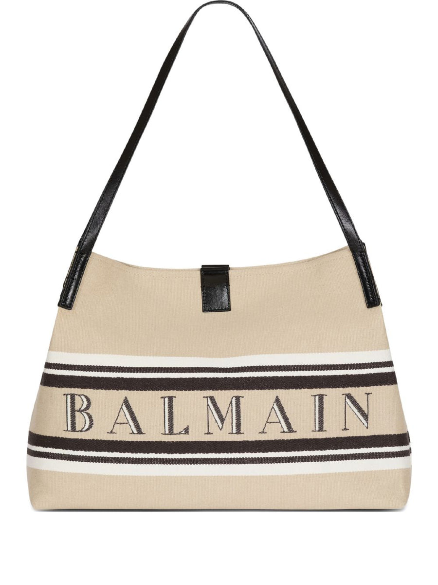 حقيبة كتف من إصدار Balmain — بيج
