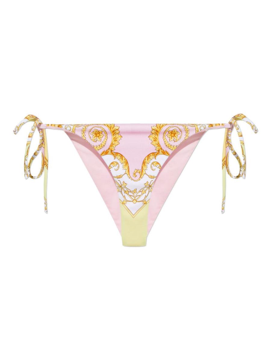 Versace Barocco print bikini bottom