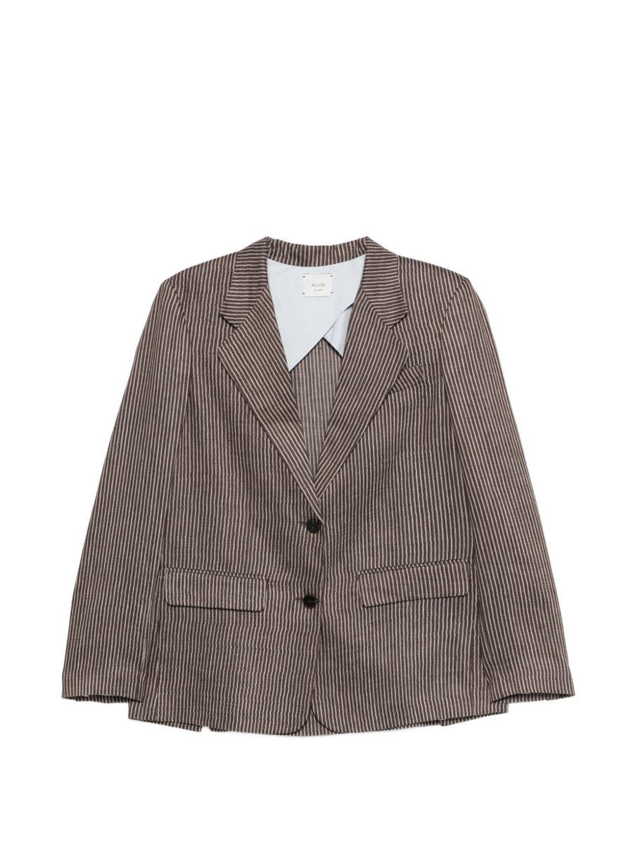 Alysi Single-breasted blazer jacket