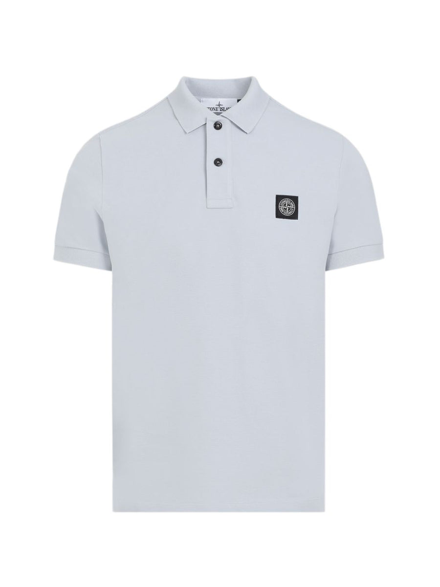Stone Island Logo cotton polo shirt