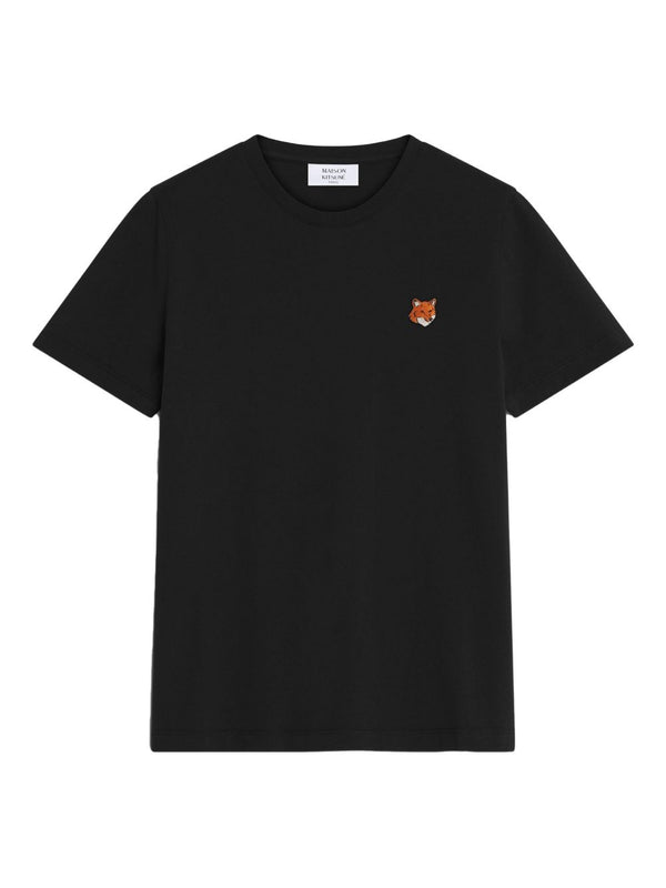 Maison Kitsuné Fox Head Patch T-Shirt — Black