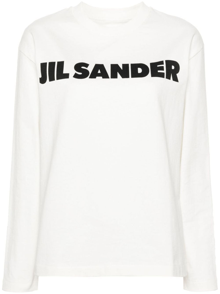 Jil Sander Logo-Print T-Shirt — White