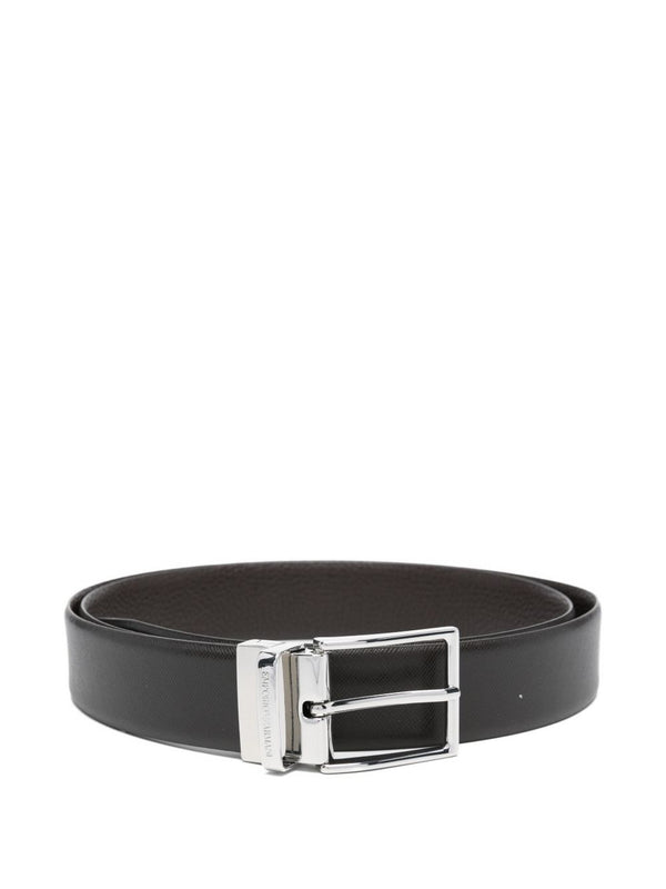 EMPORIO ARMANI EXCLUSIVE belt in black