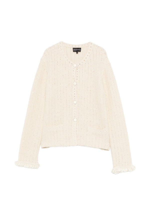 Emporio Armani cardigan in cream