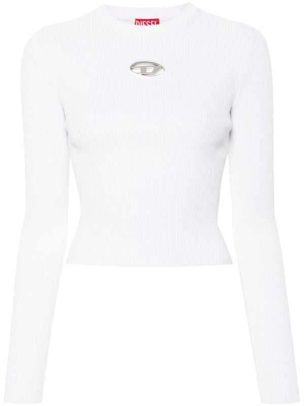 Diesel crop top in white