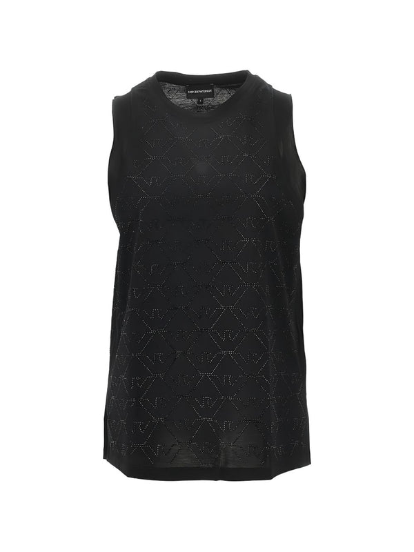 Emporio Armani tank top in black
