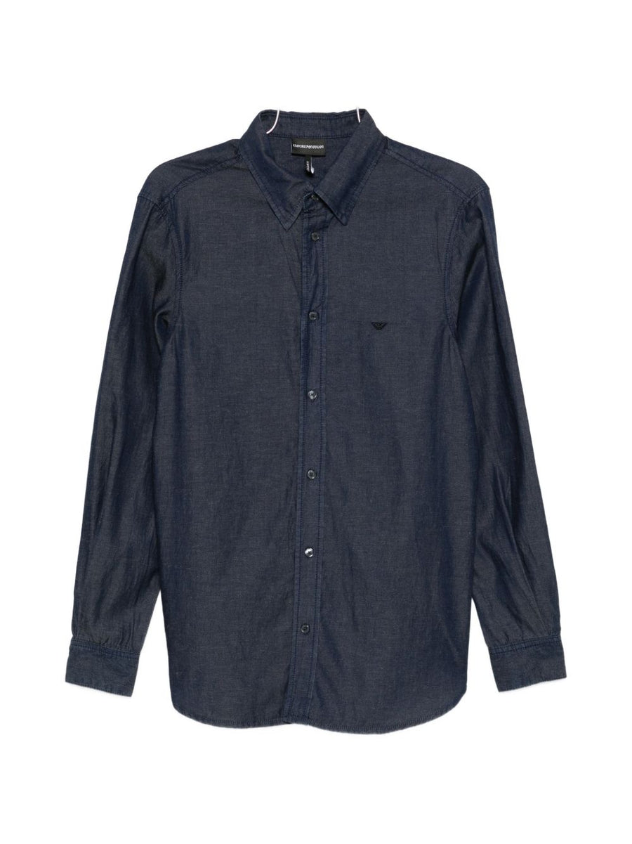 Emporio Armani Denim Shirt — Navy