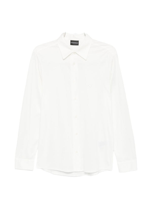 Emporio Armani Cotton Blend Shirt — White
