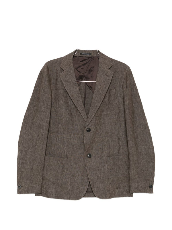 Emporio Armani blazer in taupe