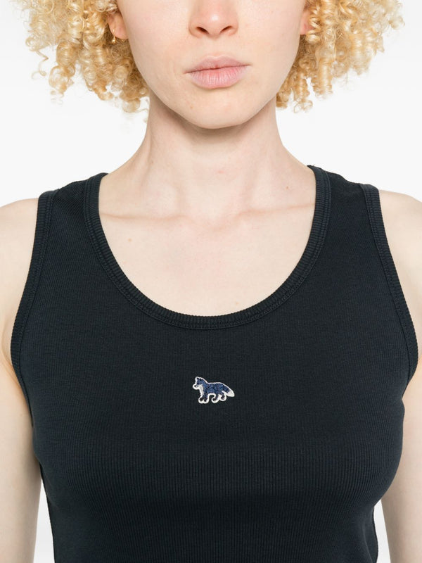 Maison Kitsuné Maison Kitsuné Baby Fox cotton tank top
