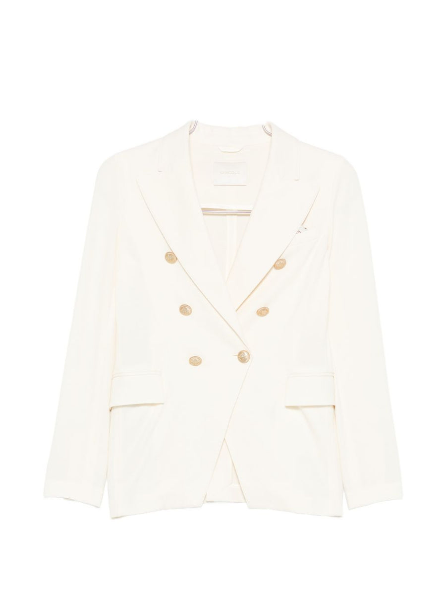 Circolo 1901 Cotton double-breasted jacket