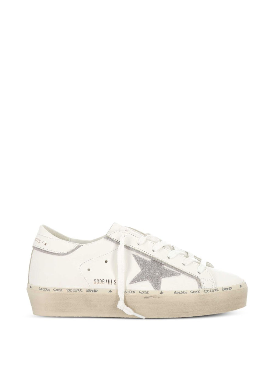 Golden Goose Hi Star Sneaker — white