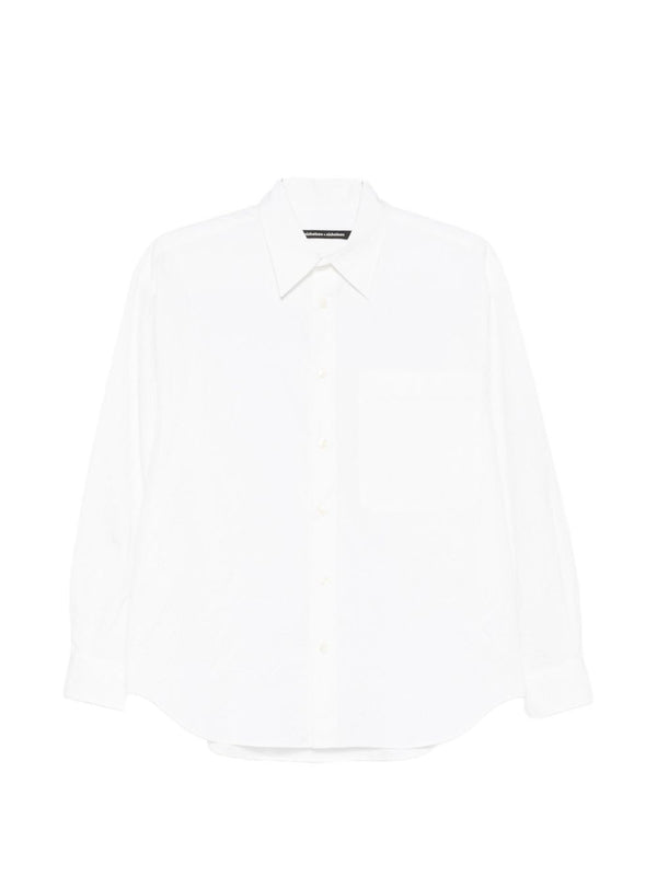NICHOLSON & NICHOLSON Cotton shirt in white