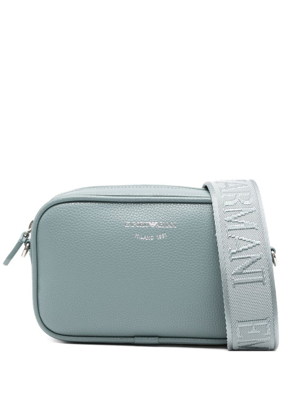 حقيبة كروسبودي Emporio Armani — رمادي-أزرق