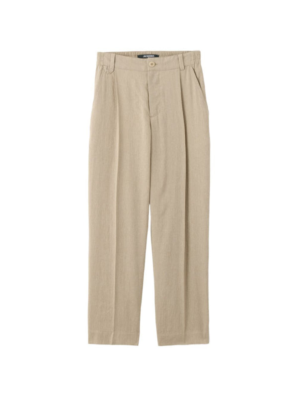 JACQUEMUS trousers in beige