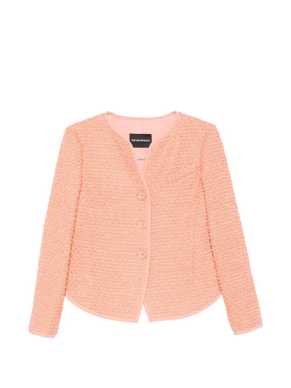 Emporio Armani blazer in peach