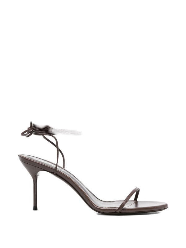 Paris Texas heel sandal in brown