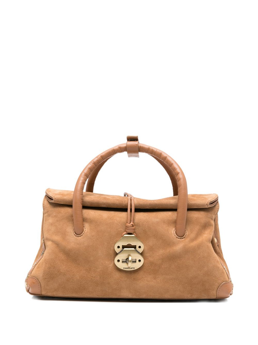 Zanellato Dotta Brown Leather Handbag