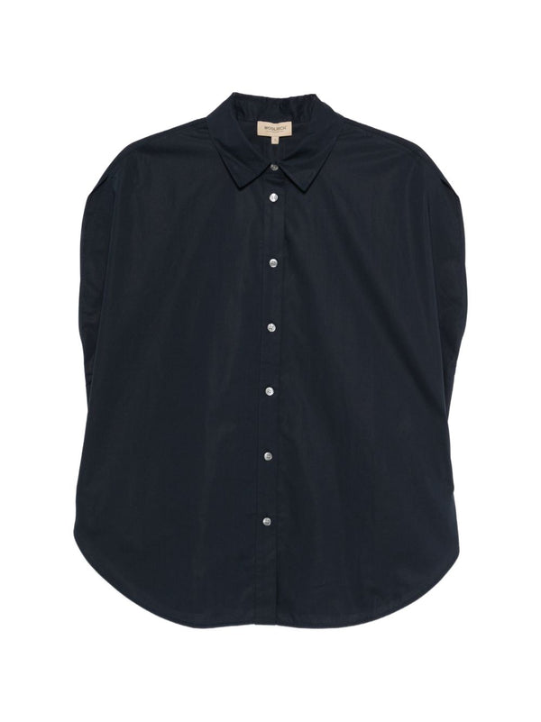 Woolrich Cotton shirt in navy