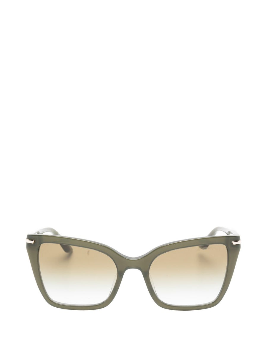Emporio Armani Cat-Eye Sunglasses — Green