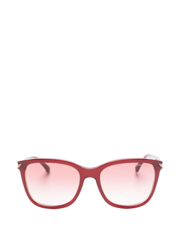 Emporio Armani sunglasses in burgundy