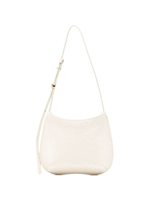 JACQUEMUS Le Petit Bisou Shoulder Bag — Beige