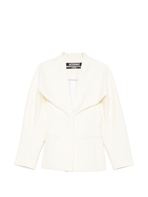 JACQUEMUS blazer in cream