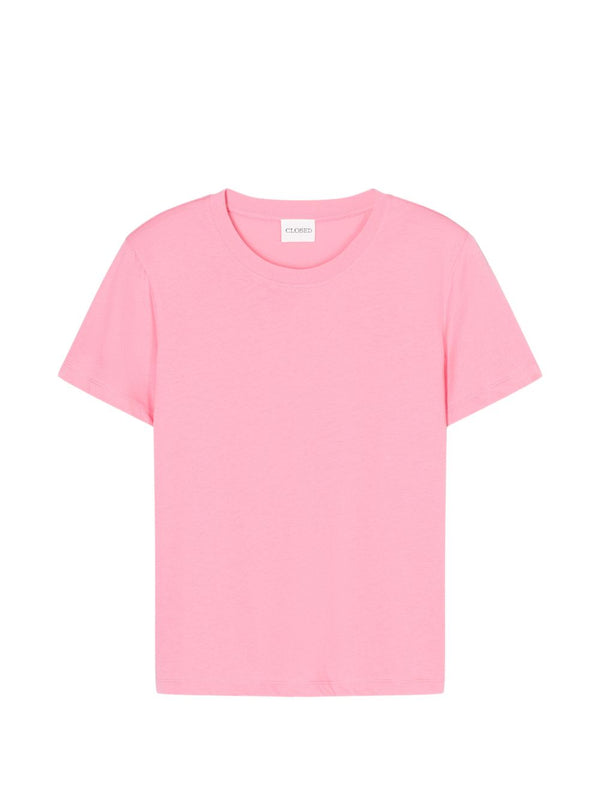 Closed Pink, round neck, short sleeves Cotton t-shirt