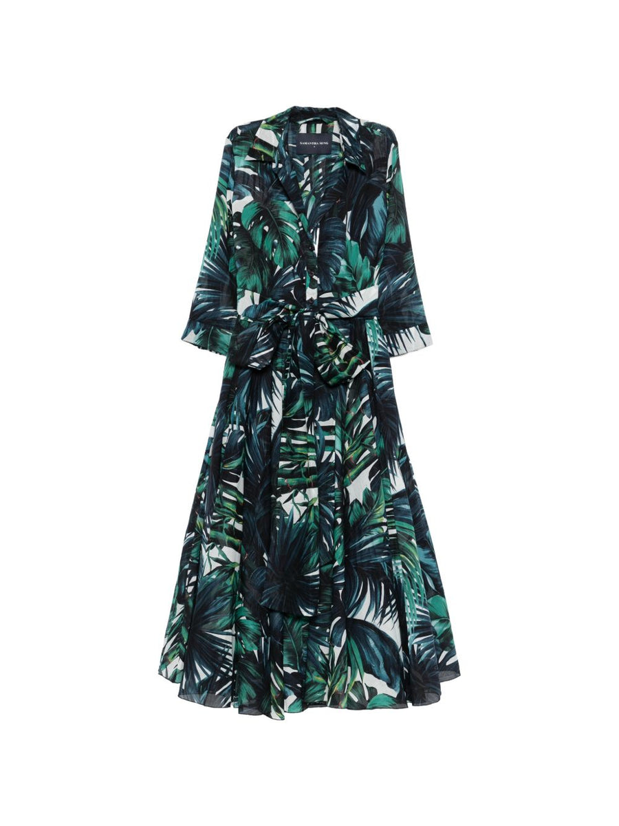 Samantha Sung Aster Dress — navy