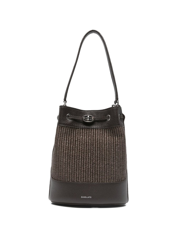 Zanellato Mondà Vimini small bucket bag