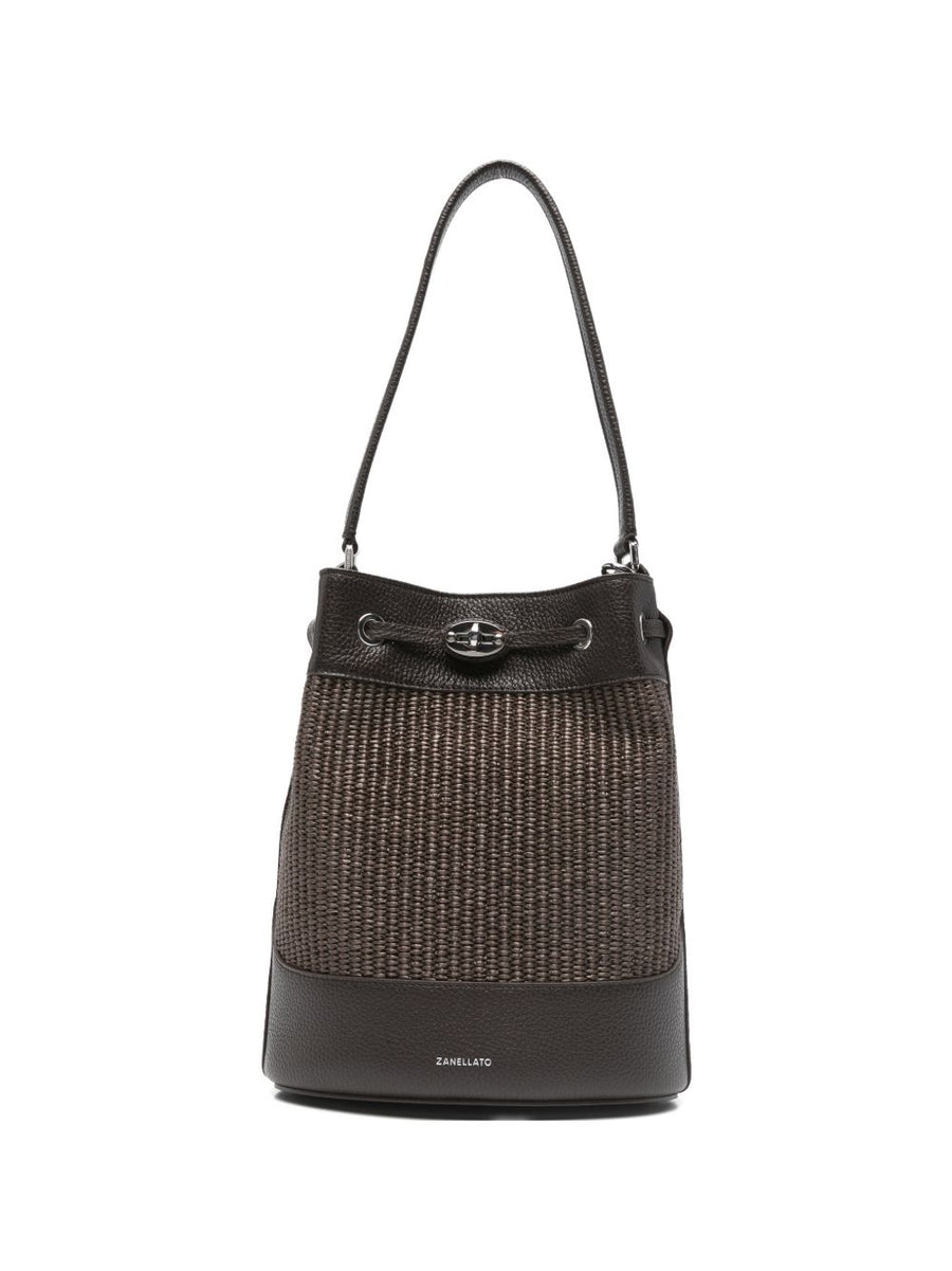 Zanellato Mondà Vimini small bucket bag