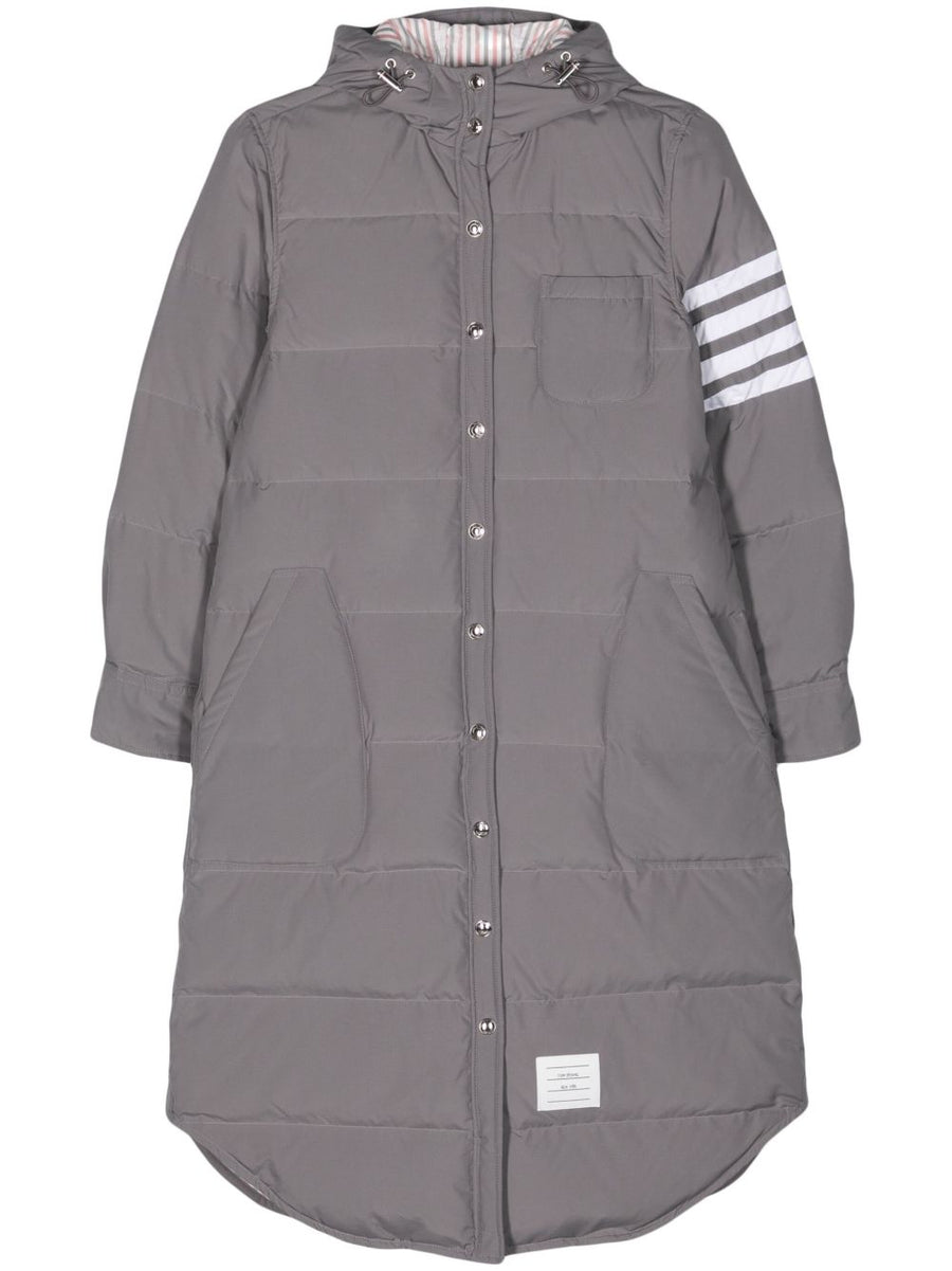 Thom Browne 4Bar Down Jacket — Grey