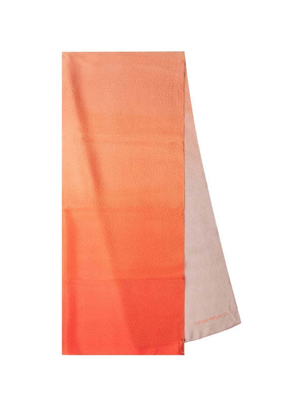 Emporio Armani scarf in orange