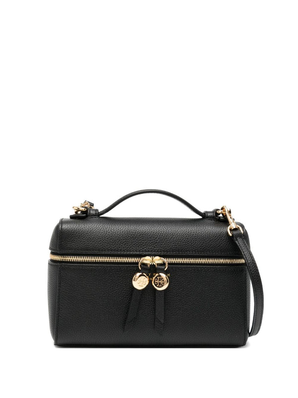 Tory Burch Leather top handle bag in black