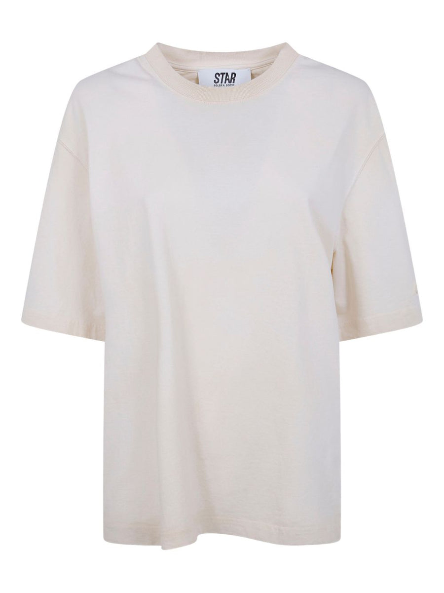 Golden Goose Logo Cotton T-shirt — White