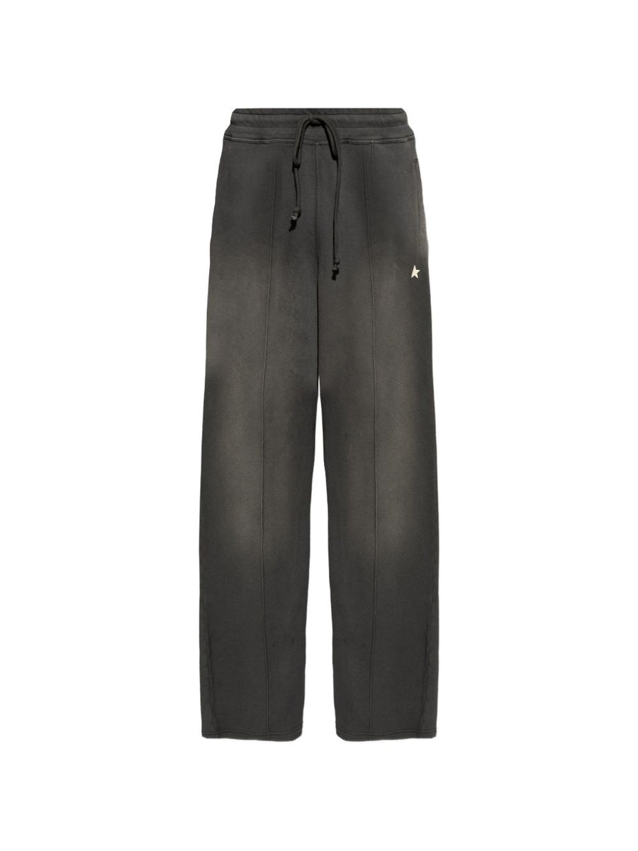 Golden Goose Cotton Sweatpants Joggers — dark grey