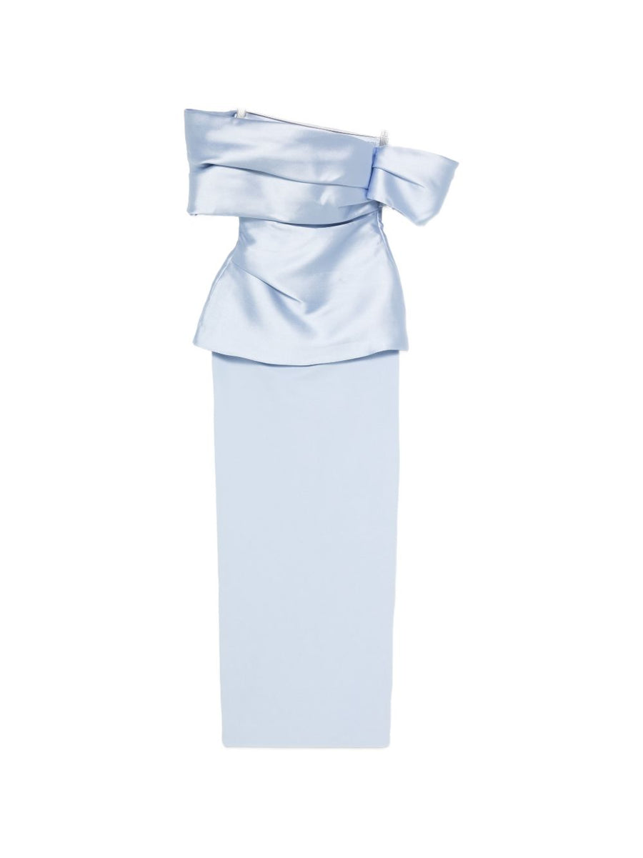 Solace London Lucine Dress — Light Blue