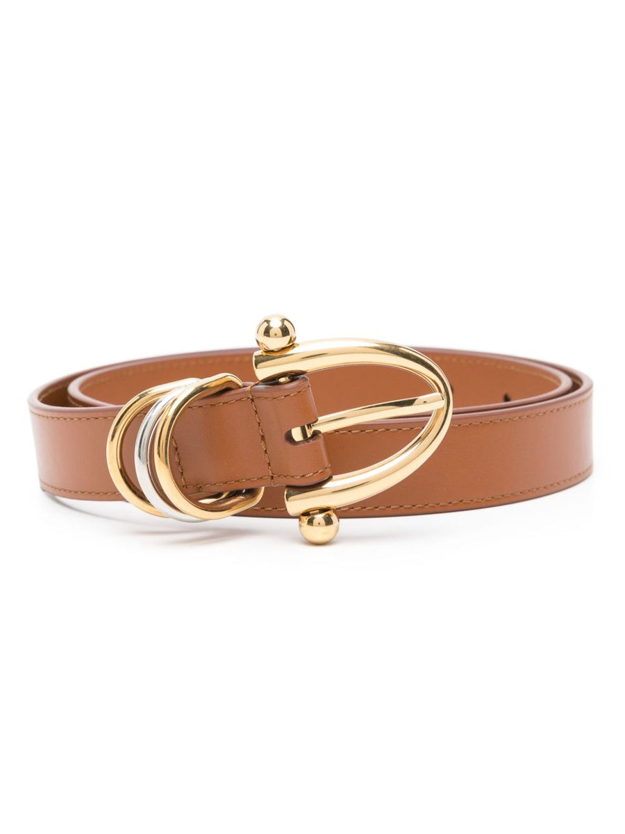Chloé Leather Belt — Tan